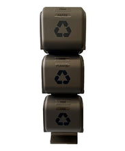 画像をギャラリービューアに読み込む, 直営店 ゴミ箱 スリーサイクルカン オールブラック