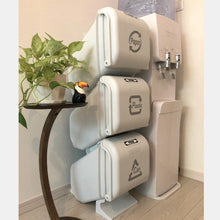 画像をギャラリービューアに読み込む, 直営店 ゴミ箱 スリーサイクルカン グレーホワイト