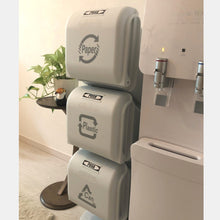 画像をギャラリービューアに読み込む, 直営店 ゴミ箱 スリーサイクルカン グレーホワイト