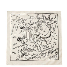 画像をギャラリービューアに読み込む, プリンティッドイメージ ネイチャープリントバンダナ