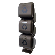 画像をギャラリービューアに読み込む, 直営店 ゴミ箱 スリーサイクルカン オールブラック