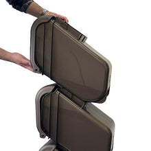 画像をギャラリービューアに読み込む, 直営店 ゴミ箱 スリーサイクルカン オールブラック