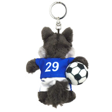 画像をギャラリービューアに読み込む, NICI (ニキ)| キーホルダー オオカミ/サッカー 10cm