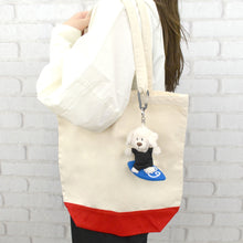 画像をギャラリービューアに読み込む, NICI (ニキ)| キーホルダー ゴールデンレトリバー/サーフィン 10cm