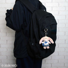 画像をギャラリービューアに読み込む, NICI(ニキ) | キーホルダー タレミミウサギ+スクールユニフォーム 10cm