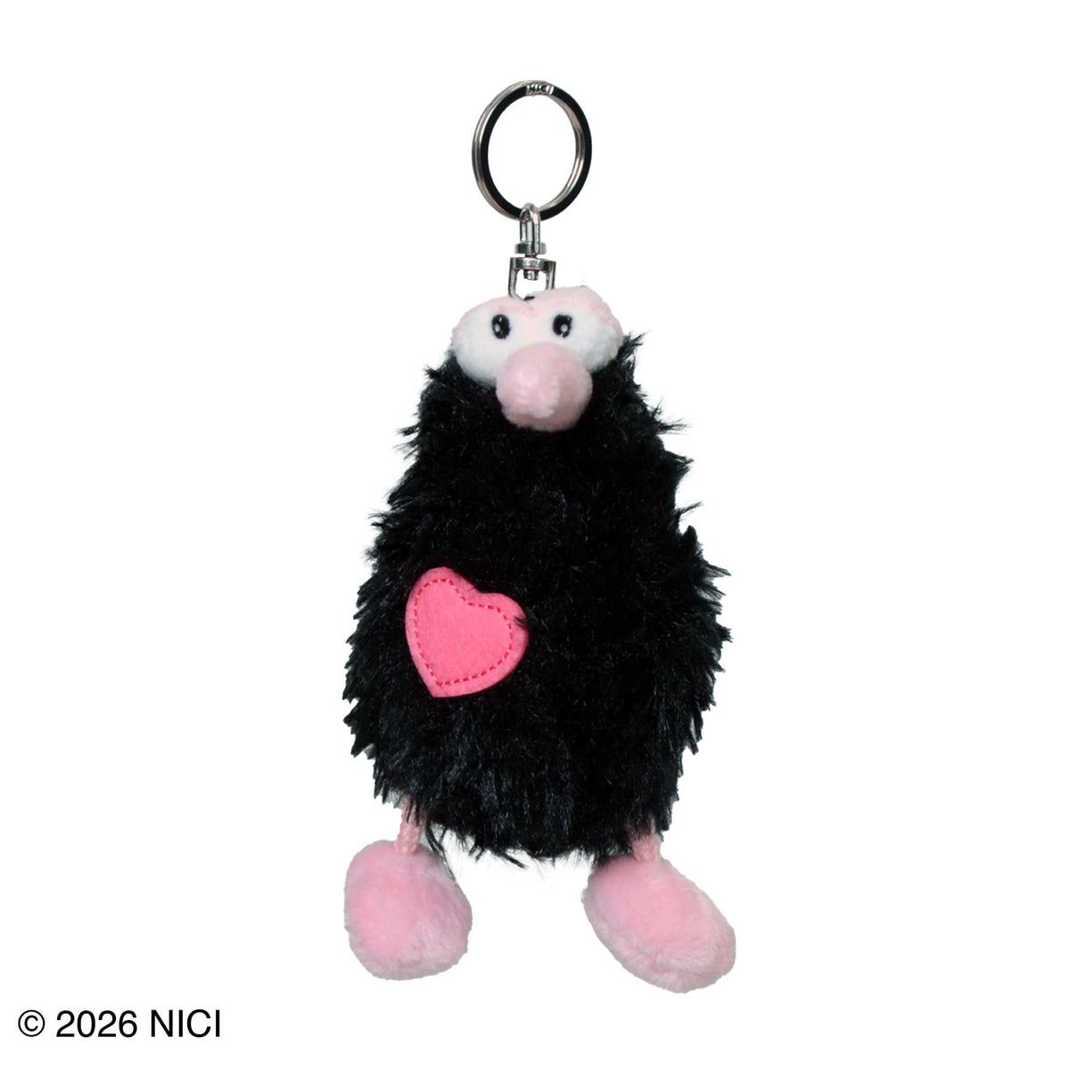 NICI(ニキ) | キーホルダー バード ビリー・レイ ブラック 12cm