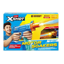 画像をギャラリービューアに読み込む, XSHOT ウォーターガン ターボストーム モーターソーカー 電動水鉄砲/ZURU(ズールー)