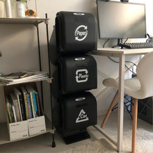 画像をギャラリービューアに読み込む, 直営店 ゴミ箱 スリーサイクルカン グレーホワイト