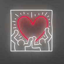 画像をギャラリービューアに読み込む, Yellowpop(イエローポップ) | Keith Haring Radiant Heart キース・へリング ラディアントハート LEDネオンサイン