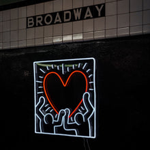 画像をギャラリービューアに読み込む, Yellowpop(イエローポップ) | Keith Haring Radiant Heart キース・へリング ラディアントハート LEDネオンサイン
