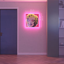 画像をギャラリービューアに読み込む, Yellowpop(イエローポップ) | Andy Warhol Marilyn Monroe アンディ・ウォーホル  マリリンモンロー LEDネオンサイン
