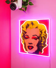 画像をギャラリービューアに読み込む, Yellowpop(イエローポップ) | Andy Warhol Marilyn Monroe アンディ・ウォーホル  マリリンモンロー LEDネオンサイン