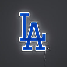 画像をギャラリービューアに読み込む, Yellowpop(イエローポップ) | Los Angeles Dodgers Logo LEDネオンサイン MLB 野球 メジャーリーグ ドジャース
