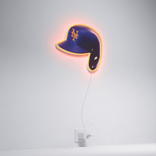 画像をギャラリービューアに読み込む, Yellowpop(イエローポップ) | New York Mets Helmet LEDネオンサイン MLB 野球 メジャーリーグ メッツ
