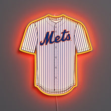 画像をギャラリービューアに読み込む, Yellowpop(イエローポップ) | New York Mets Jersey LEDネオンサイン MLB 野球 メジャーリーグ メッツ