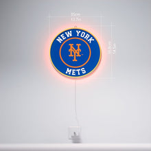 画像をギャラリービューアに読み込む, Yellowpop(イエローポップ) |New York Mets Rounded Logo LEDネオンサイン MLB 野球 メジャーリーグ メッツ