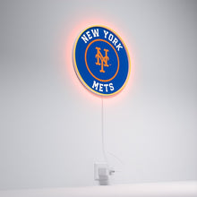 画像をギャラリービューアに読み込む, Yellowpop(イエローポップ) |New York Mets Rounded Logo LEDネオンサイン MLB 野球 メジャーリーグ メッツ