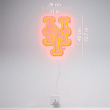 画像をギャラリービューアに読み込む, Yellowpop(イエローポップ) | New York Mets Logo LEDネオンサイン MLB 野球 メジャーリーグ メッツ