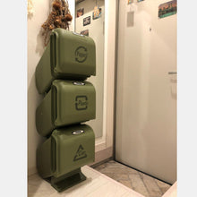 画像をギャラリービューアに読み込む, 直営店 ゴミ箱 スリーサイクルカン ブロンズ