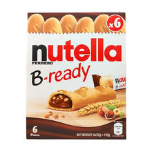 画像をギャラリービューアに読み込む, nutella B-ready ヌテラ ビーレディー 6個入りボックス