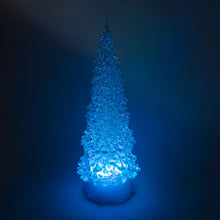 画像をギャラリービューアに読み込む, LED クリスマスウォーターツリー 32cm USB 単4電池 2WAY給電 レインボーカラー VIDA(ヴィーダ)
