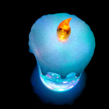 画像をギャラリービューアに読み込む, LED グリッターキャンドル 19cm USB 単4電池 2WAY給電 レインボーカラー VIDA(ヴィーダ)