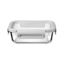 画像をギャラリービューアに読み込む, nikii 耐熱ガラス保存容器(シリコン蓋)M グレー