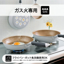 画像をギャラリービューアに読み込む, 【限定色】 evercook fit (エバークック フィット) ガス火専用 着脱式 フライパン セット 6点 グレー × 花柄 500日保証