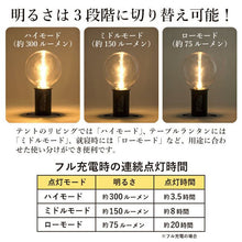 画像をギャラリービューアに読み込む, MIKAN 3WAY LEDランタン