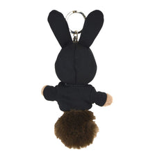 画像をギャラリービューアに読み込む, NICI(ニキ)|キーリング シマリス 10㎝/ラビットブラックパーカー
