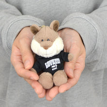 画像をギャラリービューアに読み込む, NICI(ニキ)|キーリング シマリス 10㎝/ラビットブラックパーカー