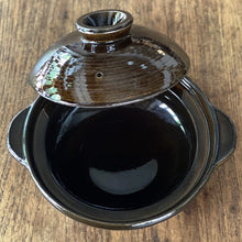 画像をギャラリービューアに読み込む, 【SALE】長谷園 伊賀土鍋 アメ釉 (大) DC-03
