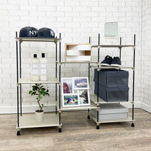 画像をギャラリービューアに読み込む, 【SALE】bcl スタッカブルスニーカーズラック 追加パーツフット 2set