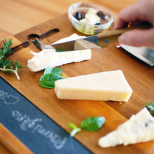 画像をギャラリービューアに読み込む, チーズナイフ&カッティングボード with チョーク付スレートボードセット