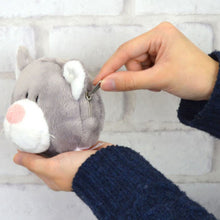 画像をギャラリービューアに読み込む, NICI(ニキ) | フィギュアミニポーチ グレーキャット