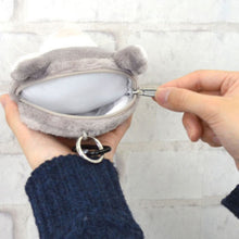 画像をギャラリービューアに読み込む, NICI(ニキ) | フィギュアミニポーチ グレーキャット