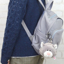 画像をギャラリービューアに読み込む, NICI(ニキ) | フィギュアミニポーチ グレーキャット