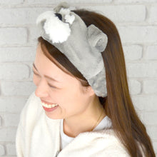画像をギャラリービューアに読み込む, NICI(ニキ) ヘアバンド ふわふわヘアターバン シュナウザー