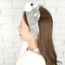 画像をギャラリービューアに読み込む, NICI(ニキ) ヘアバンド ふわふわヘアターバン シュナウザー