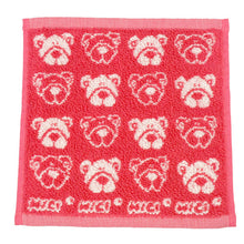 画像をギャラリービューアに読み込む, NICI ふわふわハンドタオル ラブベア パターンピンクらぶ