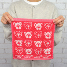 画像をギャラリービューアに読み込む, NICI ふわふわハンドタオル ラブベア パターンピンクらぶ