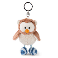 画像をギャラリービューアに読み込む, 【直営店限定再販】NICI(ニキ) キーリング/フクロウ オスカー ジョイント 10cm
