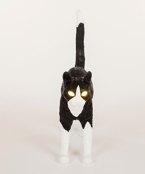 【SALE】[正規輸入品]SELETTI(セレッティ) JOBBYザキャット WHITE/BLACK