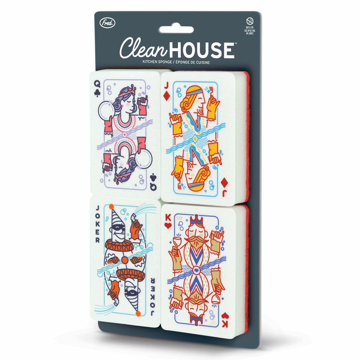 Fred(フレッド)/トランプスポンジ 4個セット – entre vida-online