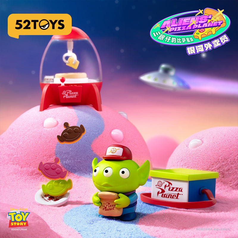 ピクサー トイストーリー　ピザプラネット リトルグリーンメン ライト 52TOYS BLINDBOX トイストーリー リトル・グリーン・メンのピザ