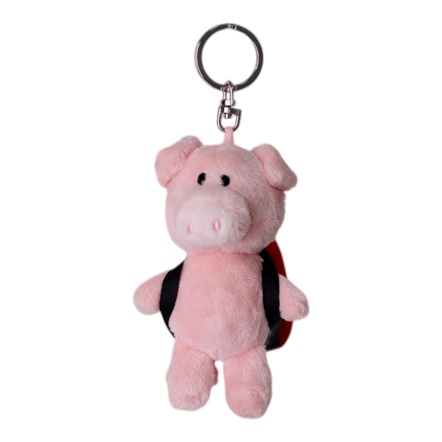 NICI (ニキ）| キーホルダー ピンクピッグ 10cm+リュック オレンジ