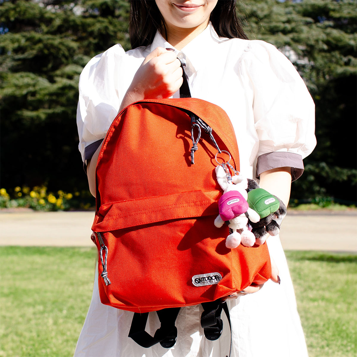 NICI (ニキ）| キーホルダー ゴリラ 10cm+リュック グリーン/OUTDOOR