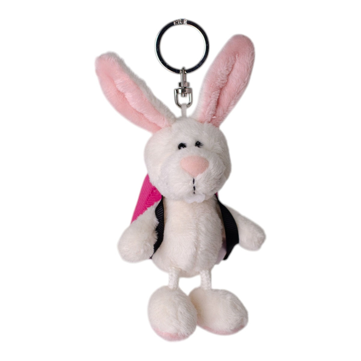 NICI (ニキ）| キーホルダー ラビット ペッシュ10cm+リュック ピンク