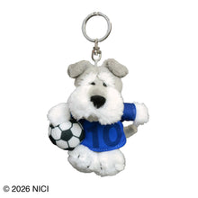 画像をギャラリービューアに読み込む, NICI(ニキ) | キーホルダー　シュナウザー＋サッカー　１０ｃｍ
