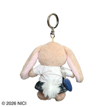 画像をギャラリービューアに読み込む, NICI(ニキ) | キーホルダー　タレミミウサギ＋スクールユニフォーム　１０ｃｍ
